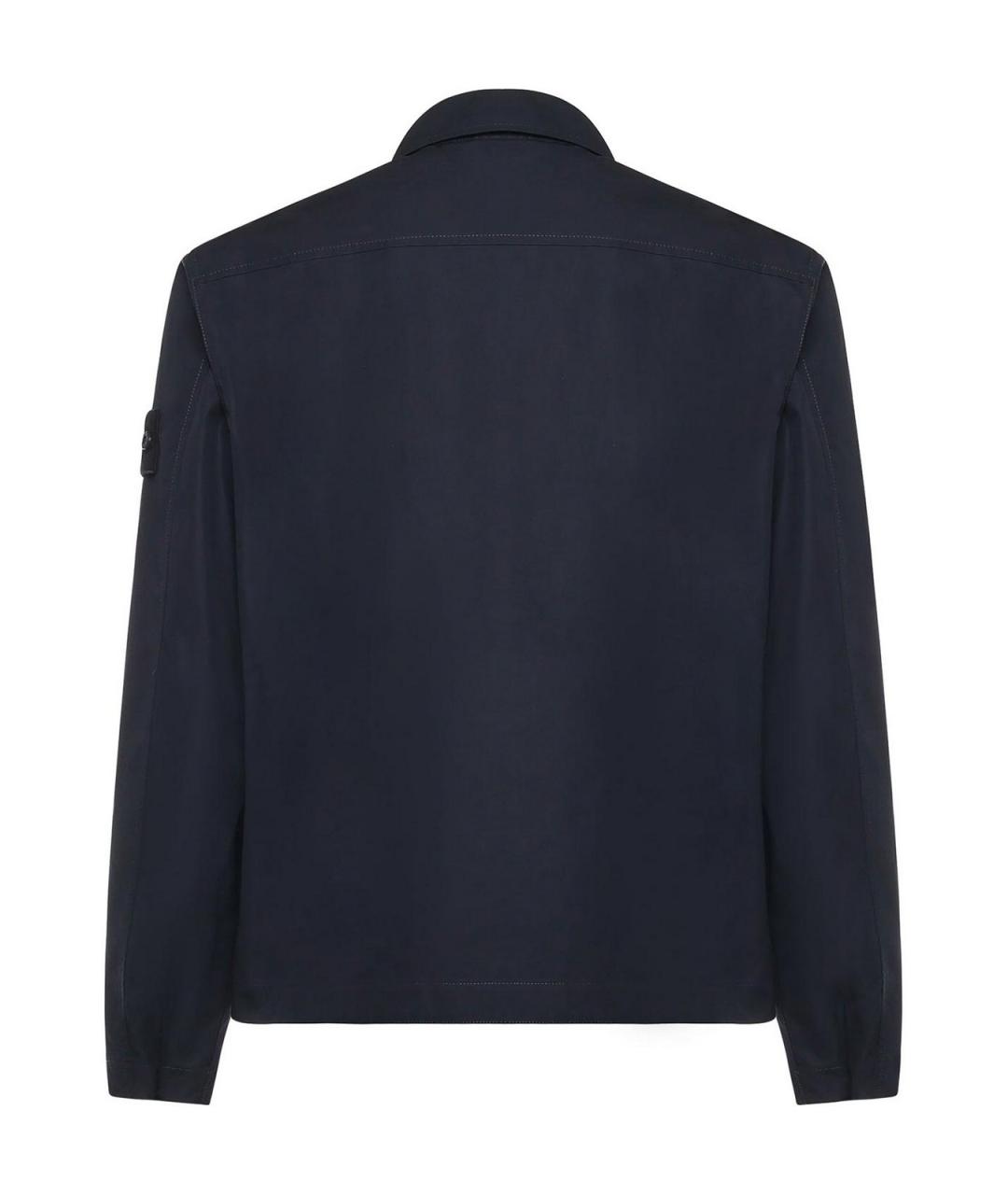STONE ISLAND Синяя хлопковая куртка, фото 3