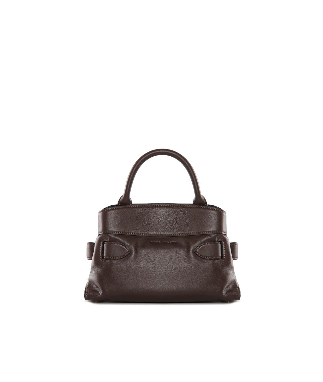 MARC JACOBS Коричневая кожаная сумка тоут, фото 2
