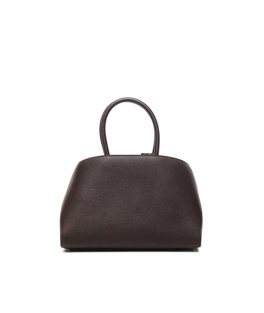 FERRAGAMO Коричневая кожаная сумка тоут, фото 3