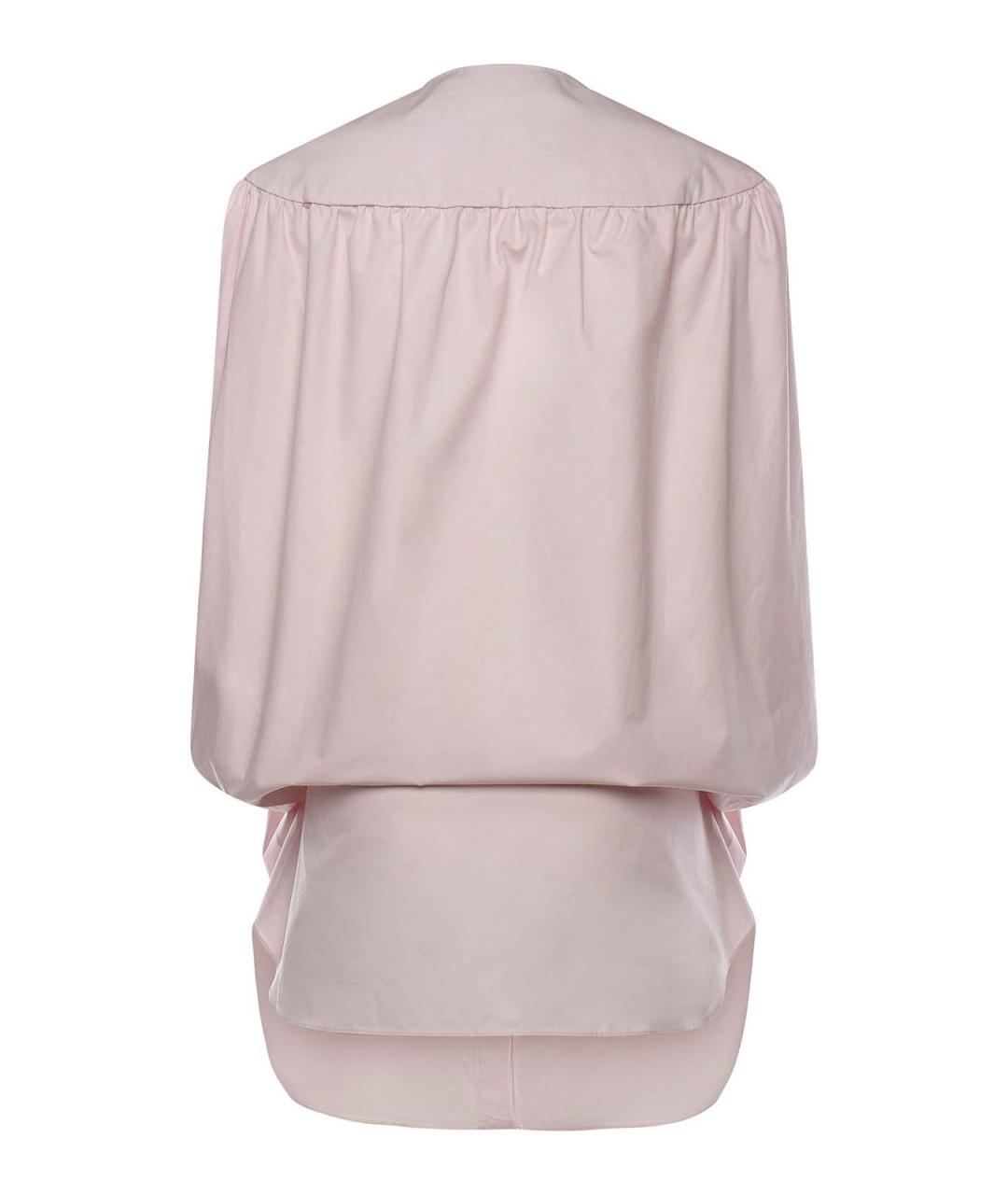 JACQUEMUS Розовое хлопковое повседневное платье, фото 3