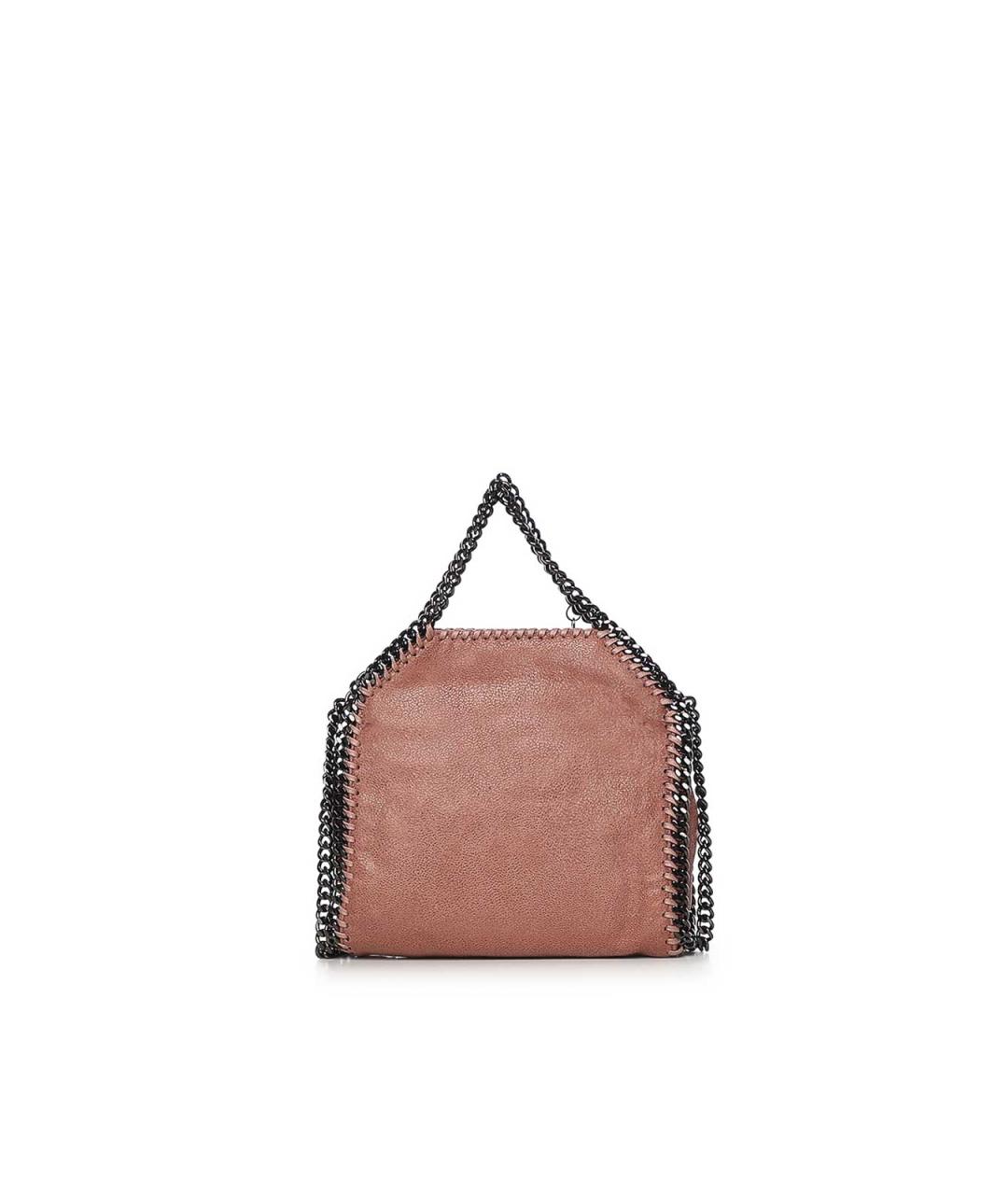 STELLA MCCARTNEY Коричневая синтетическая сумка тоут, фото 3