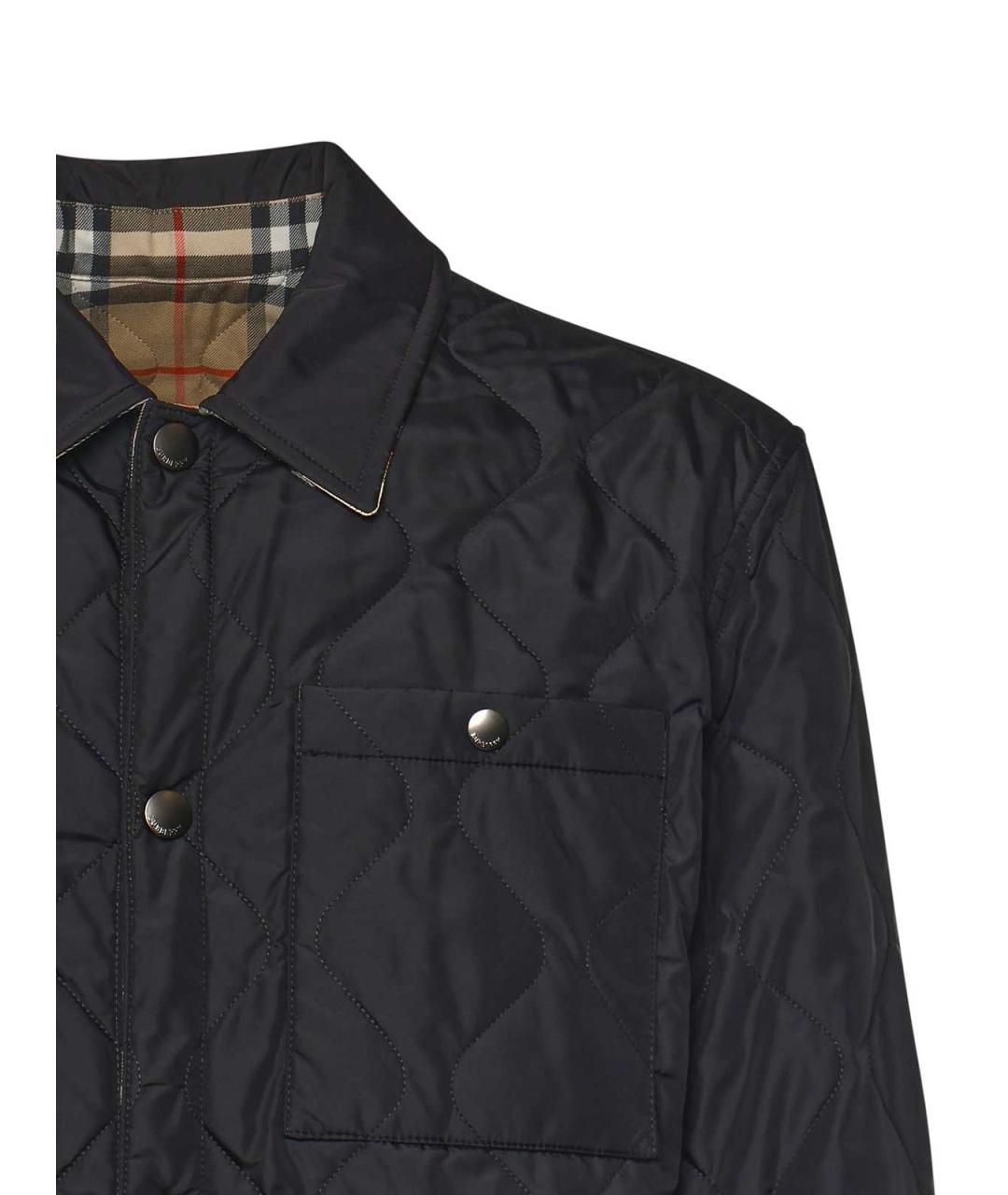 BURBERRY Черная кэжуал рубашка, фото 2
