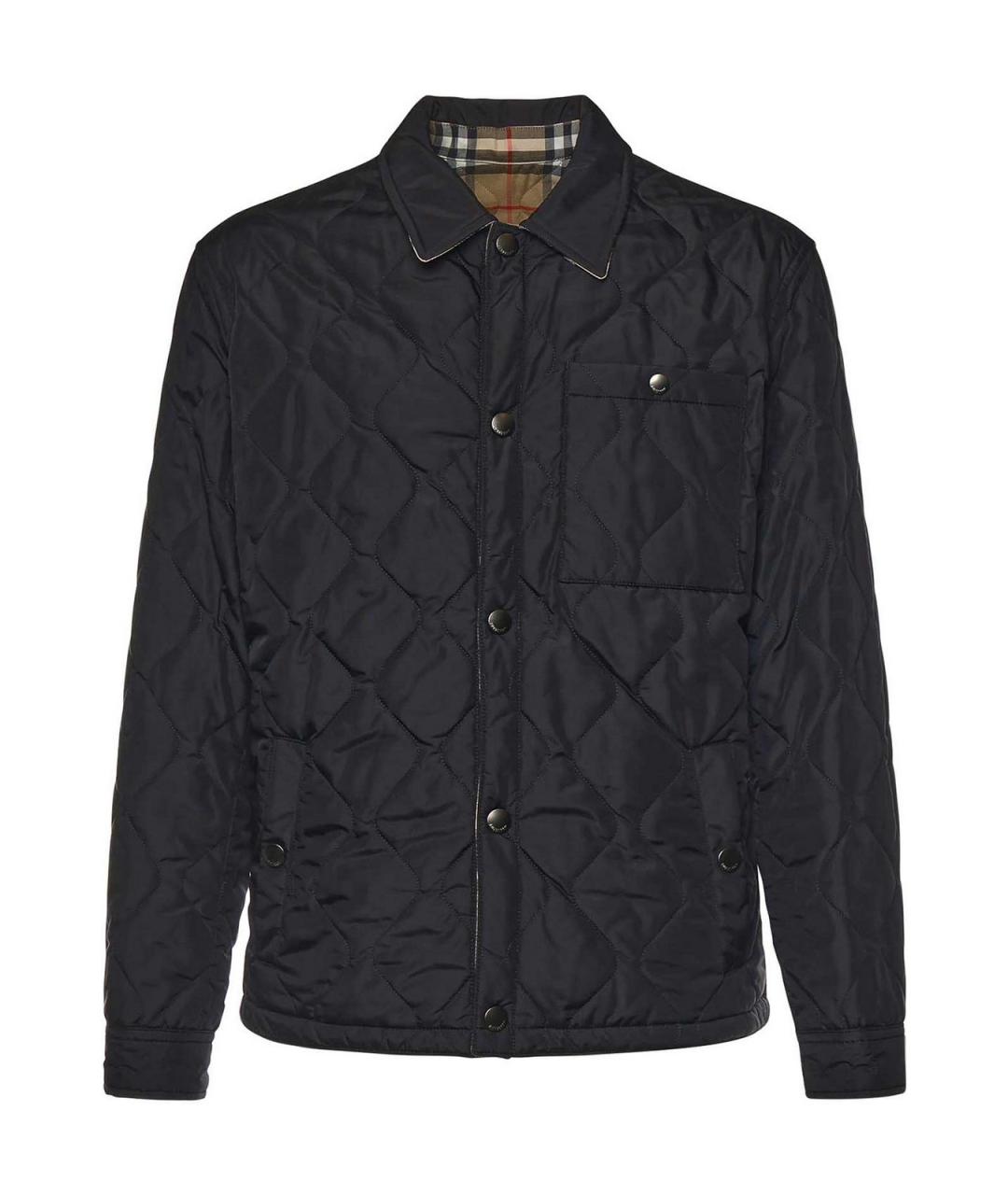 BURBERRY Черная кэжуал рубашка, фото 1