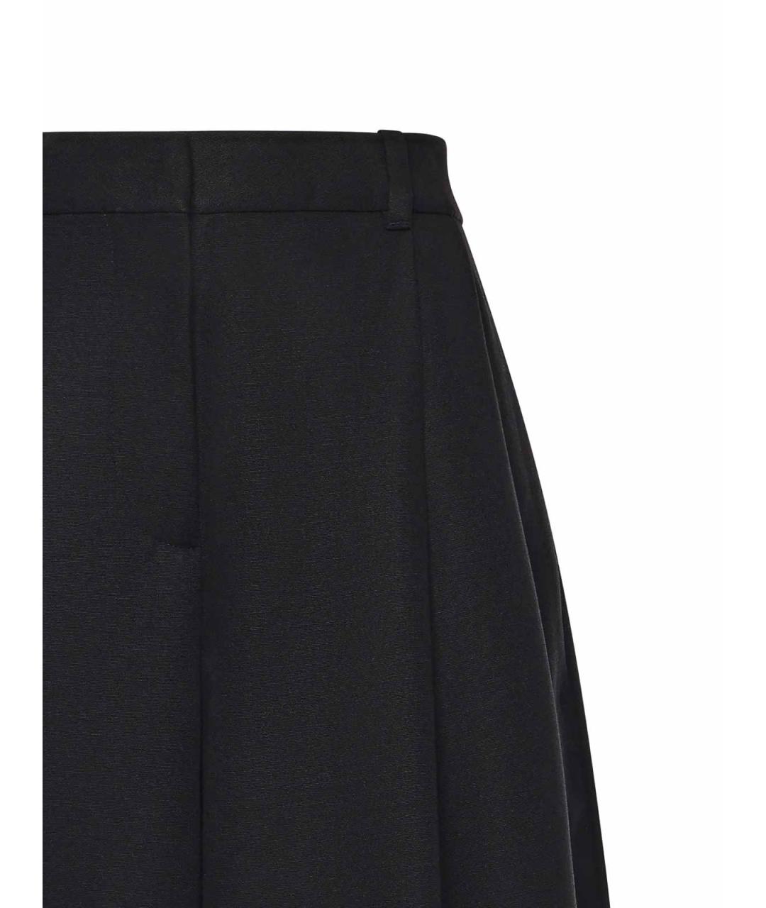 JACQUEMUS Черные шерстяные брюки широкие, фото 2