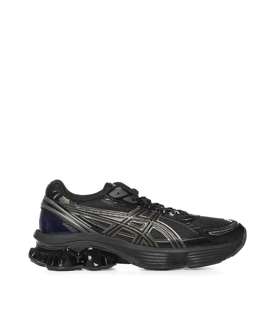ASICS Черные кожаные кроссовки, фото 1