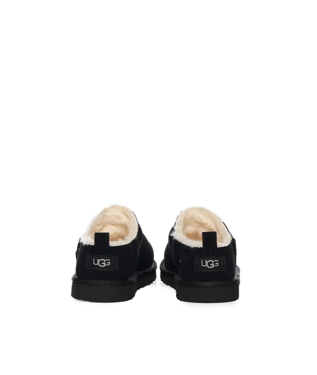 UGG Черные замшевые высокие ботинки, фото 3