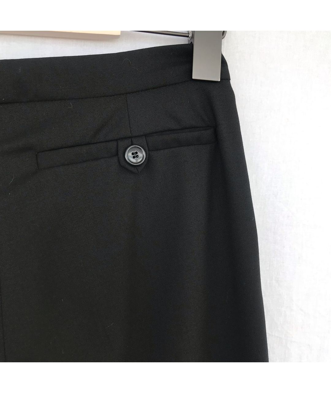 BALENCIAGA Черные шерстяные брюки узкие, фото 6
