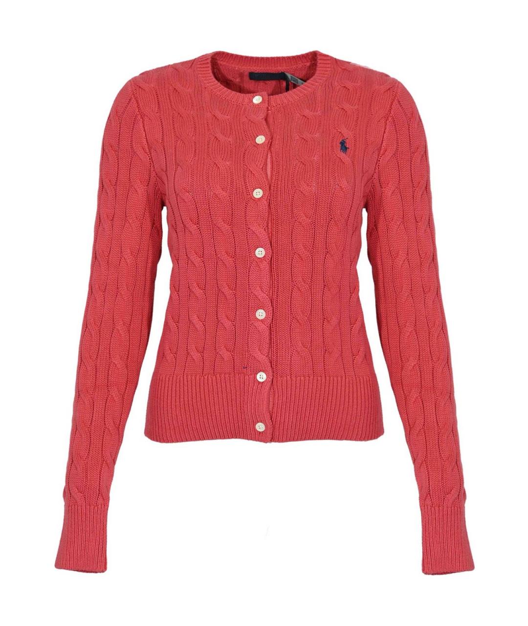 POLO RALPH LAUREN Красный хлопковый кардиган, фото 1