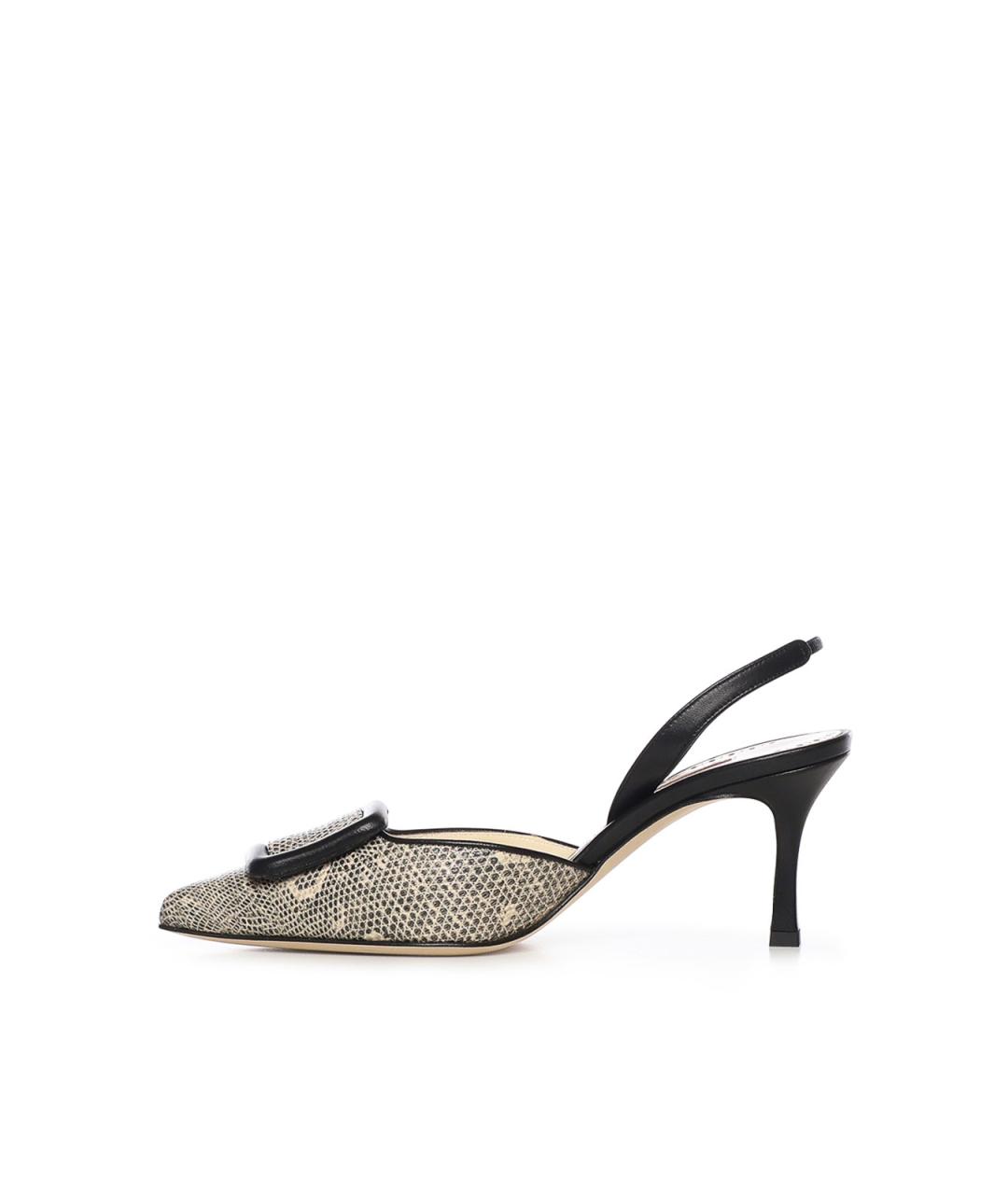 MANOLO BLAHNIK Мульти кожаные туфли, фото 4