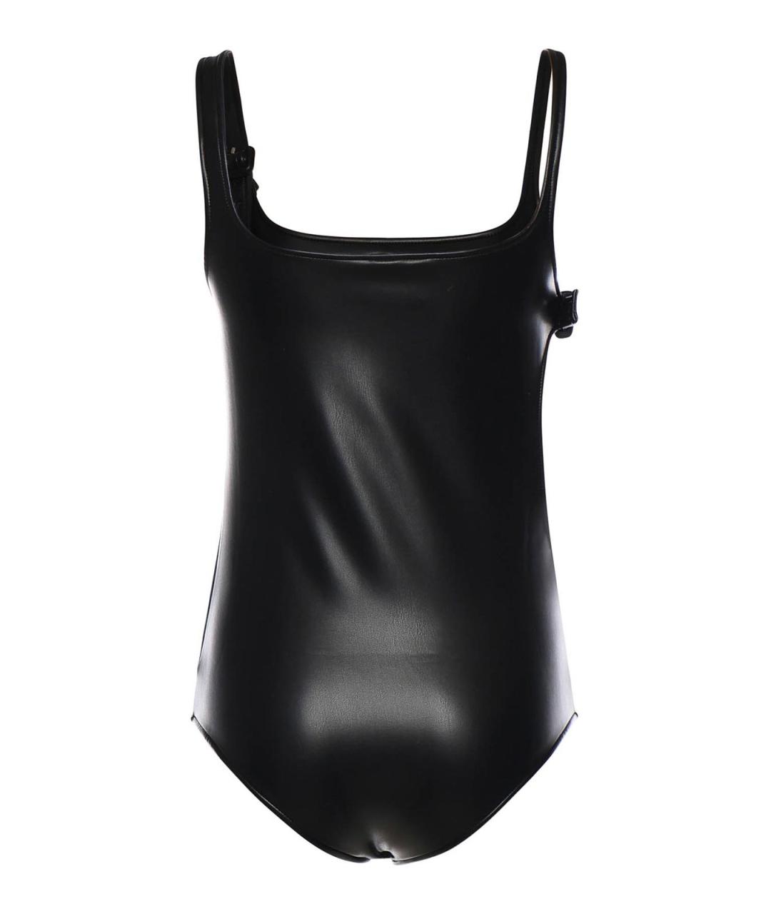COURREGES Черное полиэстеровое боди, фото 3