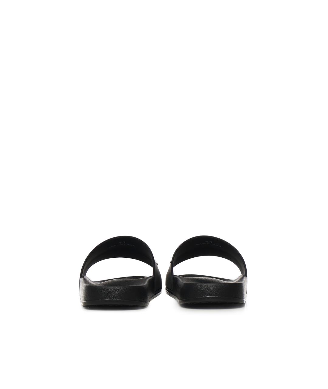 DSQUARED2 Черные кожаные сандалии, фото 3