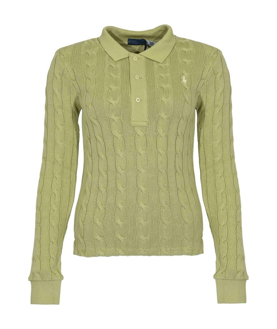POLO RALPH LAUREN Зеленая хлопковая футболка, фото 1