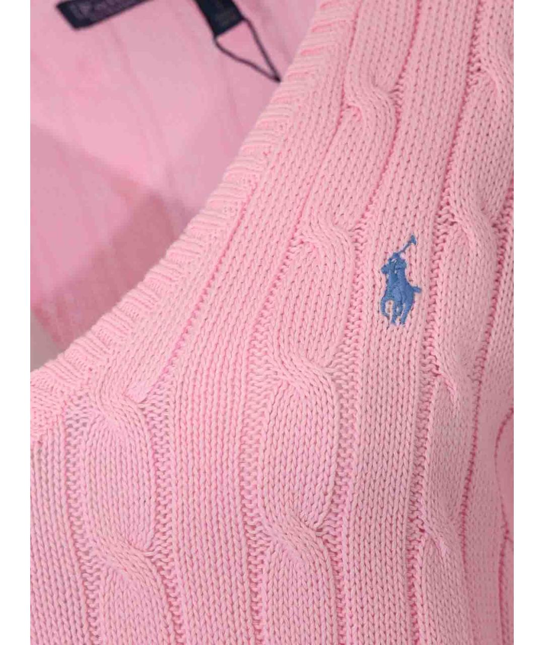 POLO RALPH LAUREN Бежевый хлопковый джемпер / свитер, фото 3