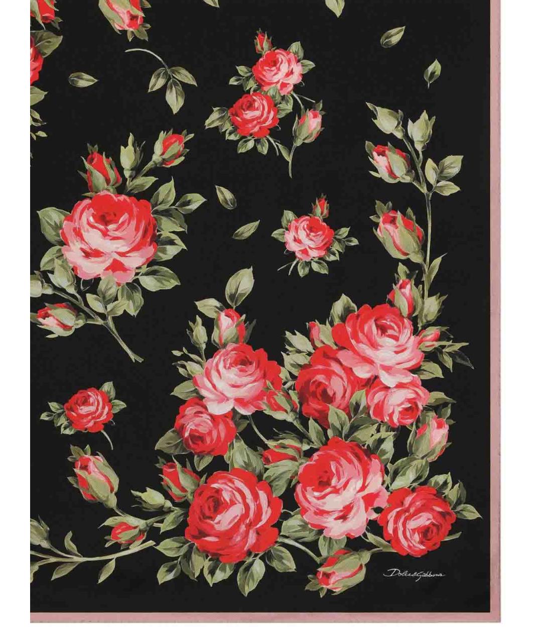 DOLCE&GABBANA Мульти шелковый платок, фото 2