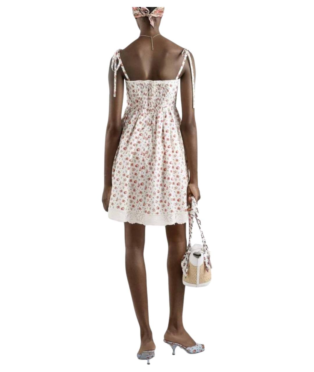 DOLCE&GABBANA Мульти хлопковое повседневное платье, фото 5