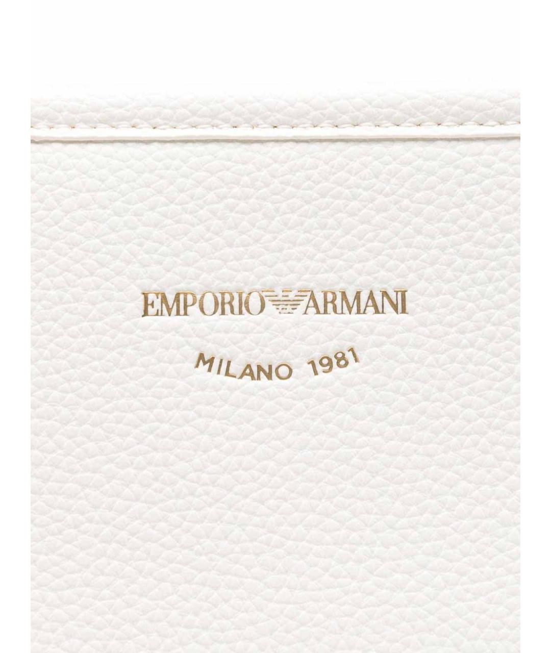 EMPORIO ARMANI Белая сумка тоут, фото 2