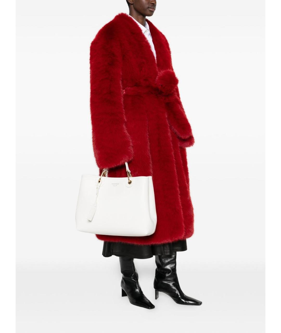 EMPORIO ARMANI Белая сумка тоут, фото 3