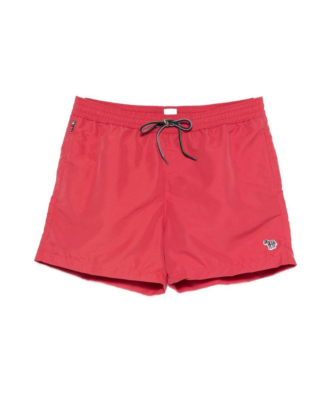 PAUL SMITH Красные полиэстеровые шорты, фото 1