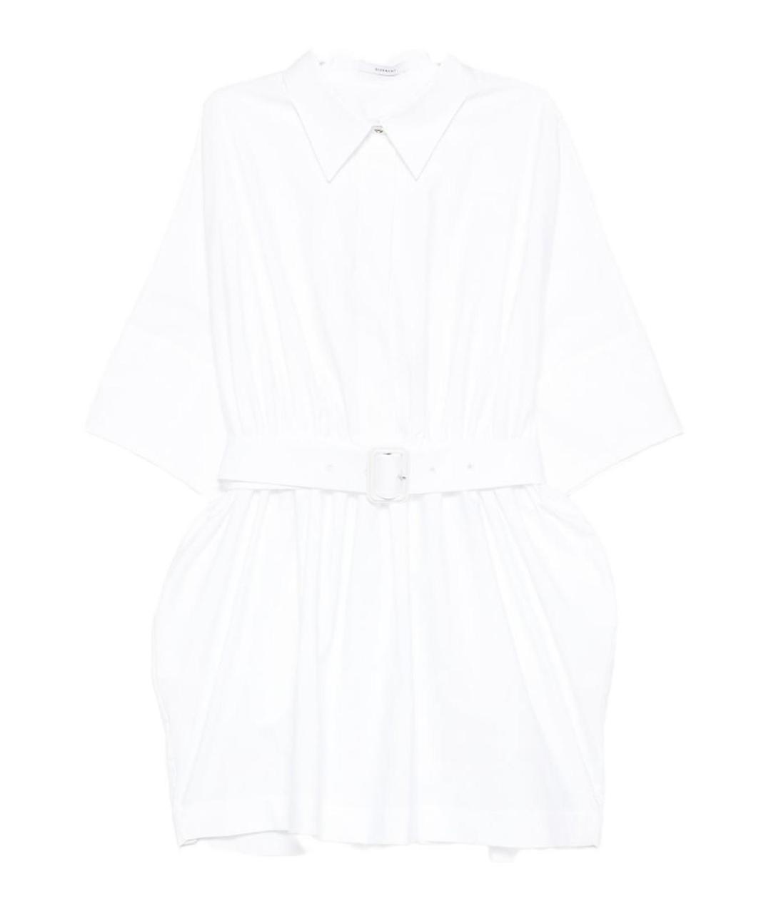 GIVENCHY Белое хлопковое повседневное платье, фото 1