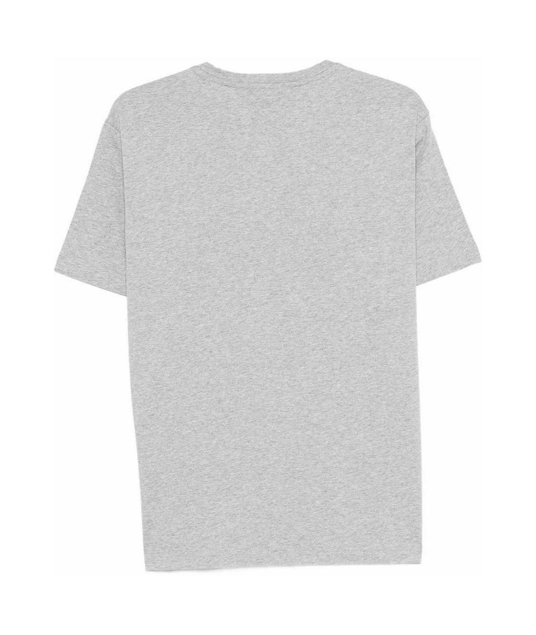 ARMANI EXCHANGE Серая хлопковая футболка, фото 2