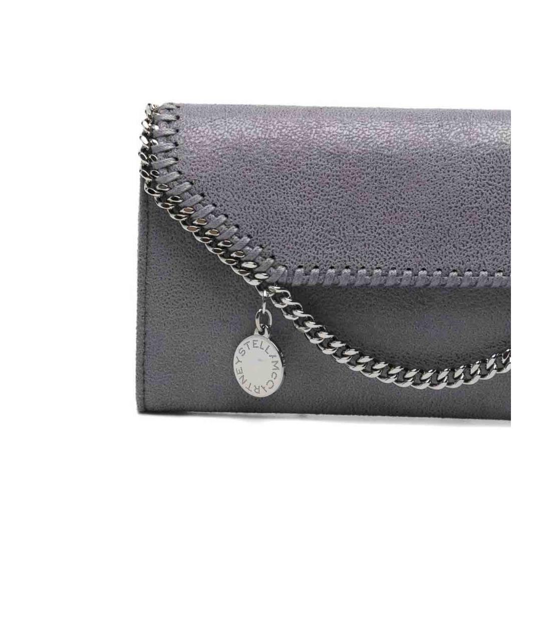 STELLA MCCARTNEY Серый кошелек из искусственной кожи, фото 2
