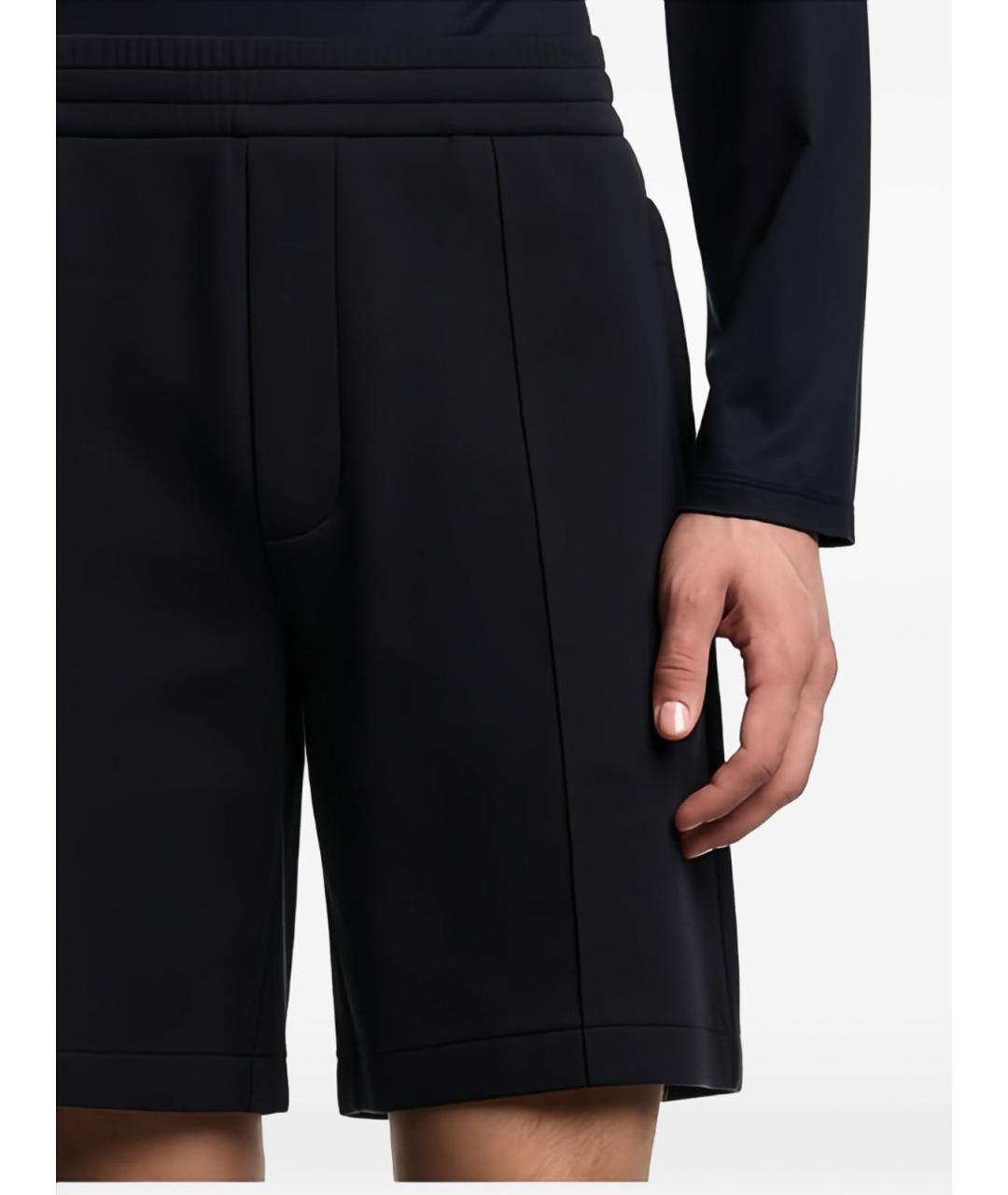 EMPORIO ARMANI Синие полиэстеровые шорты, фото 4