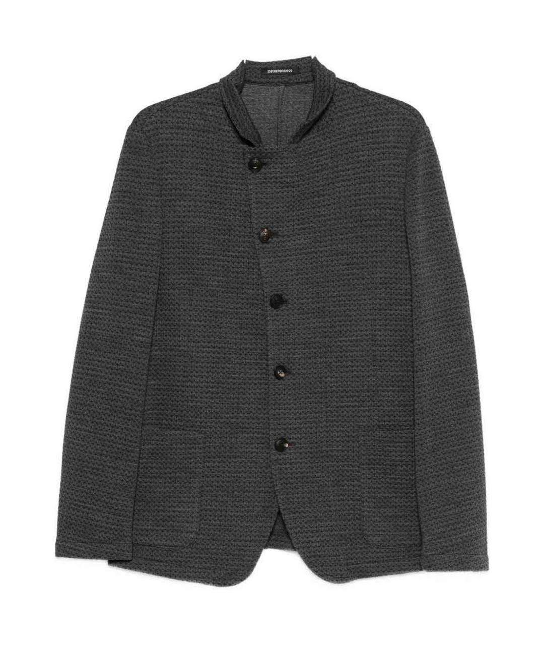 EMPORIO ARMANI Серый пиджак, фото 1