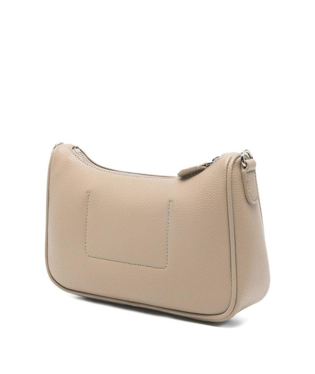 EMPORIO ARMANI Бежевая сумка через плечо из искусственной кожи, фото 4