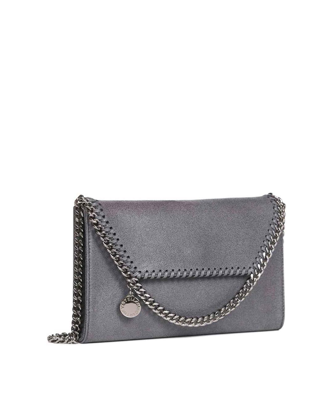 STELLA MCCARTNEY Серый кошелек из искусственной кожи, фото 3