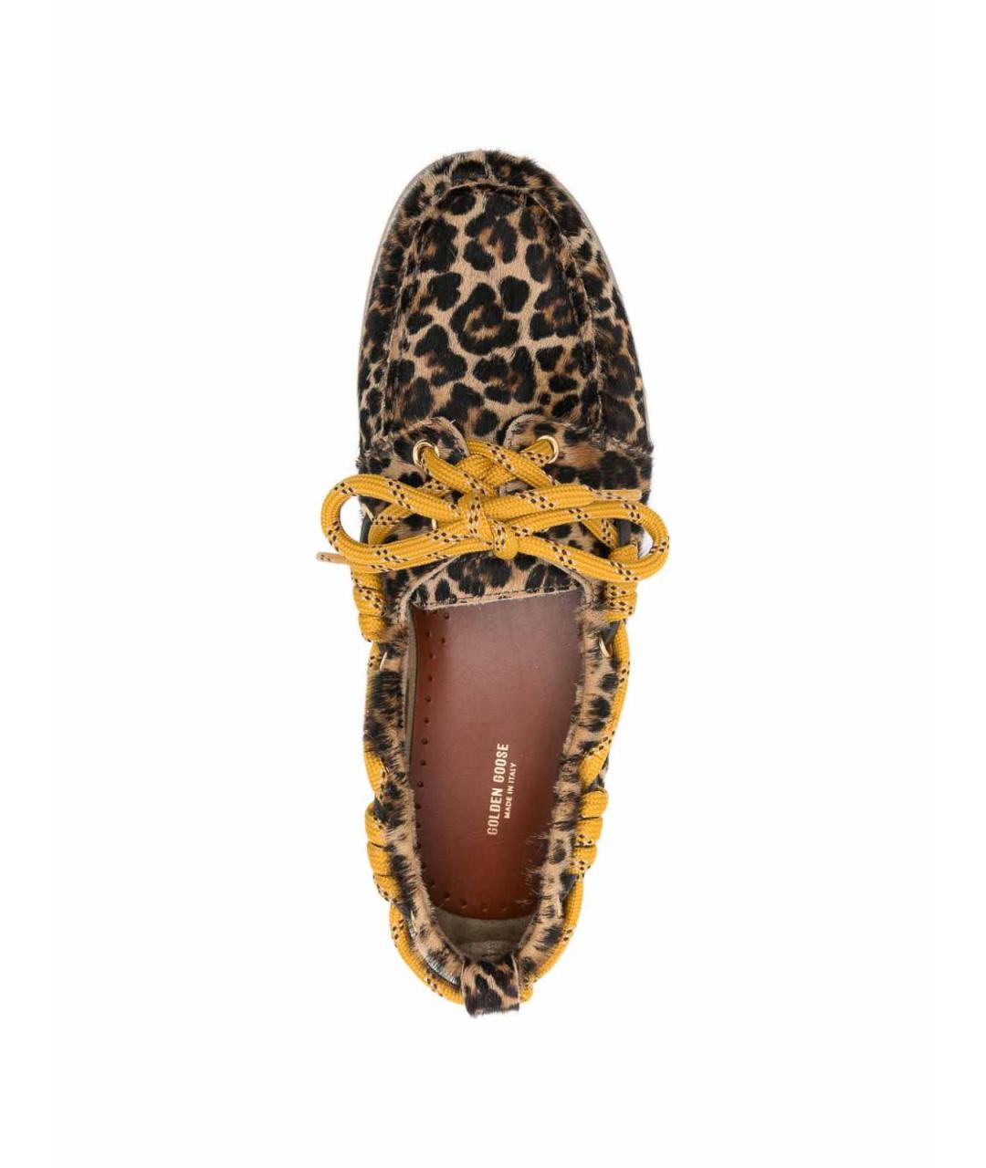 GOLDEN GOOSE DELUXE BRAND Коричневые резиновые лоферы, фото 4