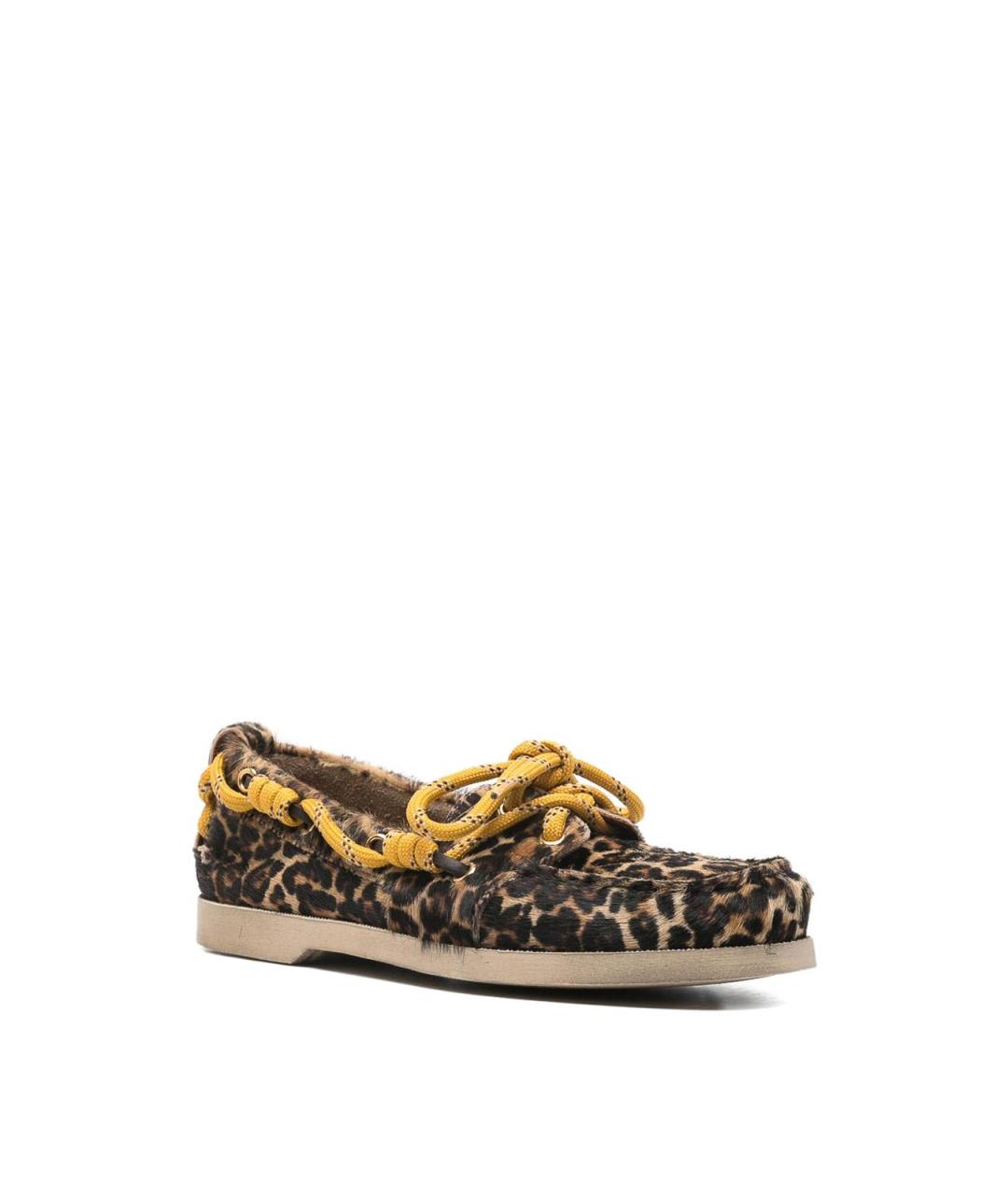 GOLDEN GOOSE DELUXE BRAND Коричневые резиновые лоферы, фото 2