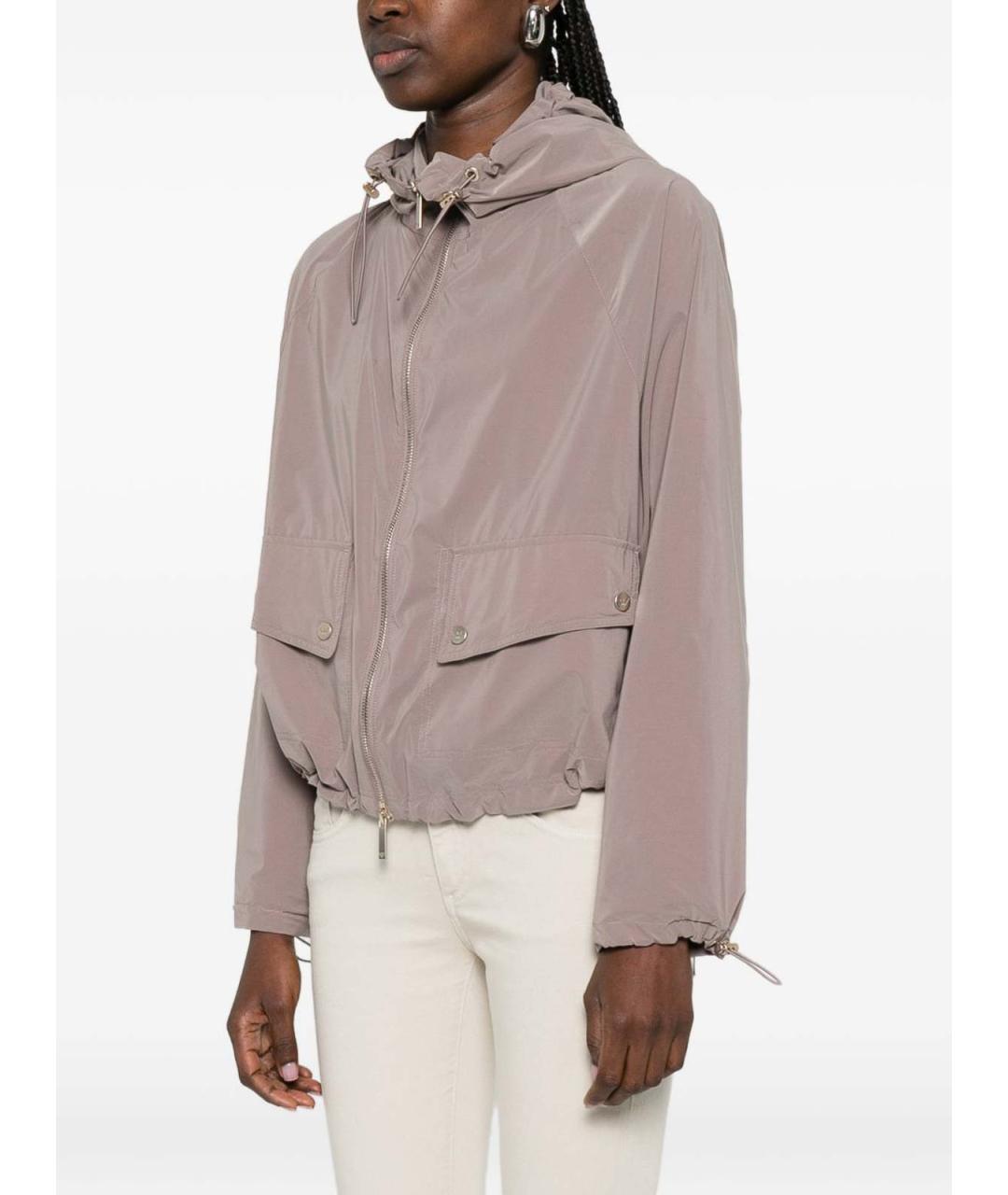 EMPORIO ARMANI Коричневая полиамидовая куртка, фото 5