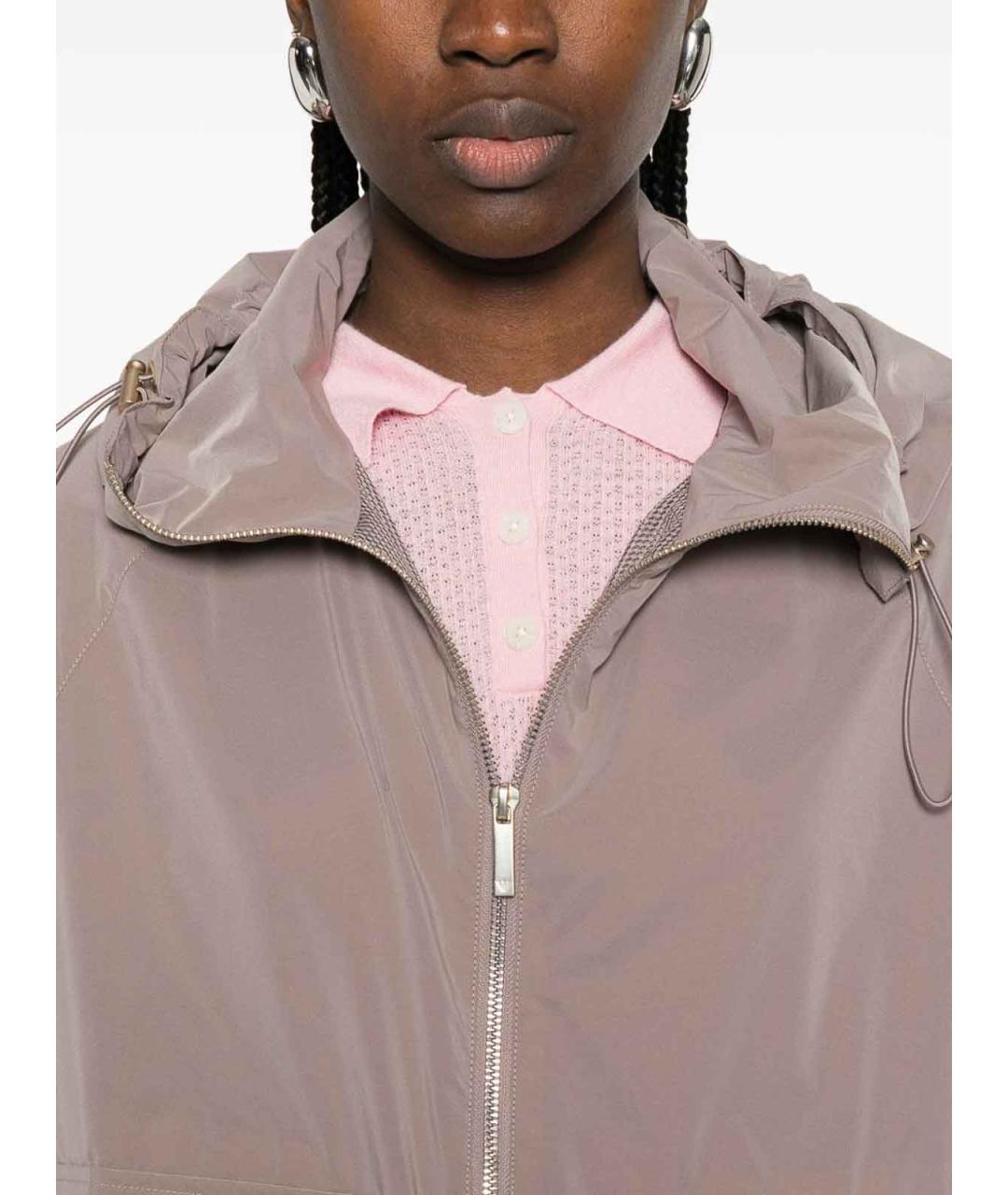 EMPORIO ARMANI Коричневая полиамидовая куртка, фото 2