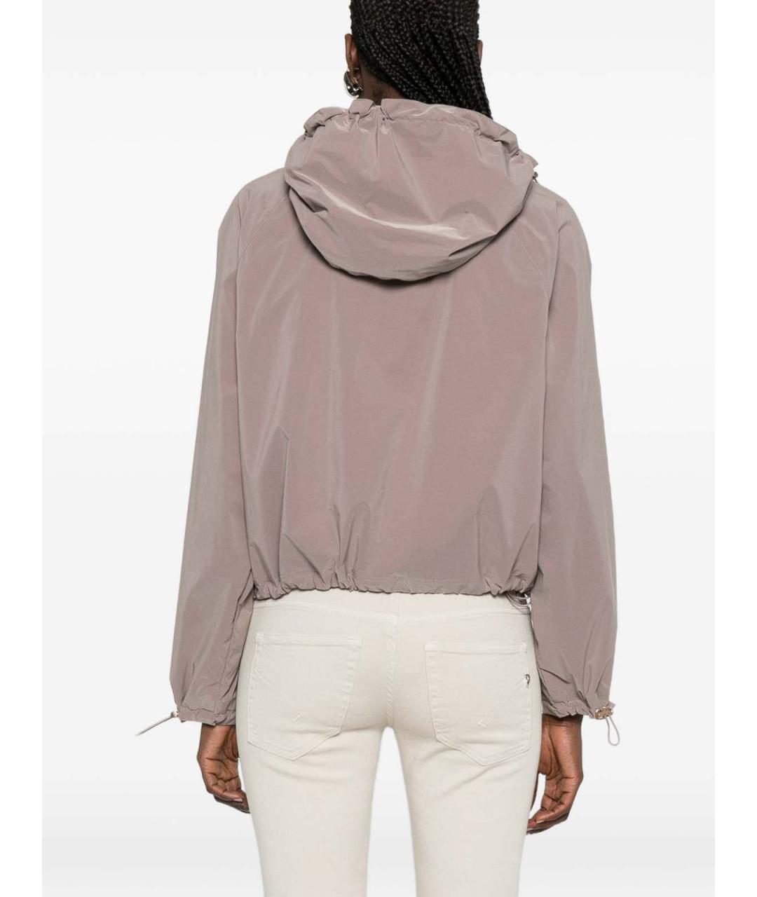 EMPORIO ARMANI Коричневая полиамидовая куртка, фото 4