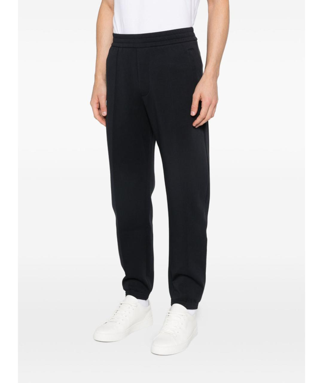 EMPORIO ARMANI Черные повседневные брюки, фото 4
