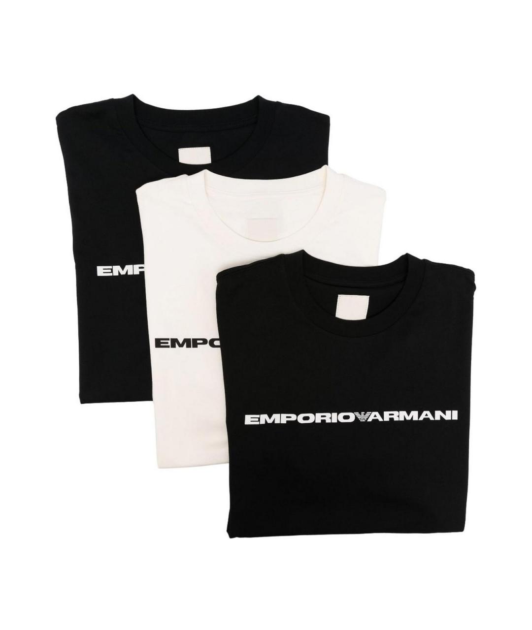 EMPORIO ARMANI Мульти хлопковая футболка, фото 1