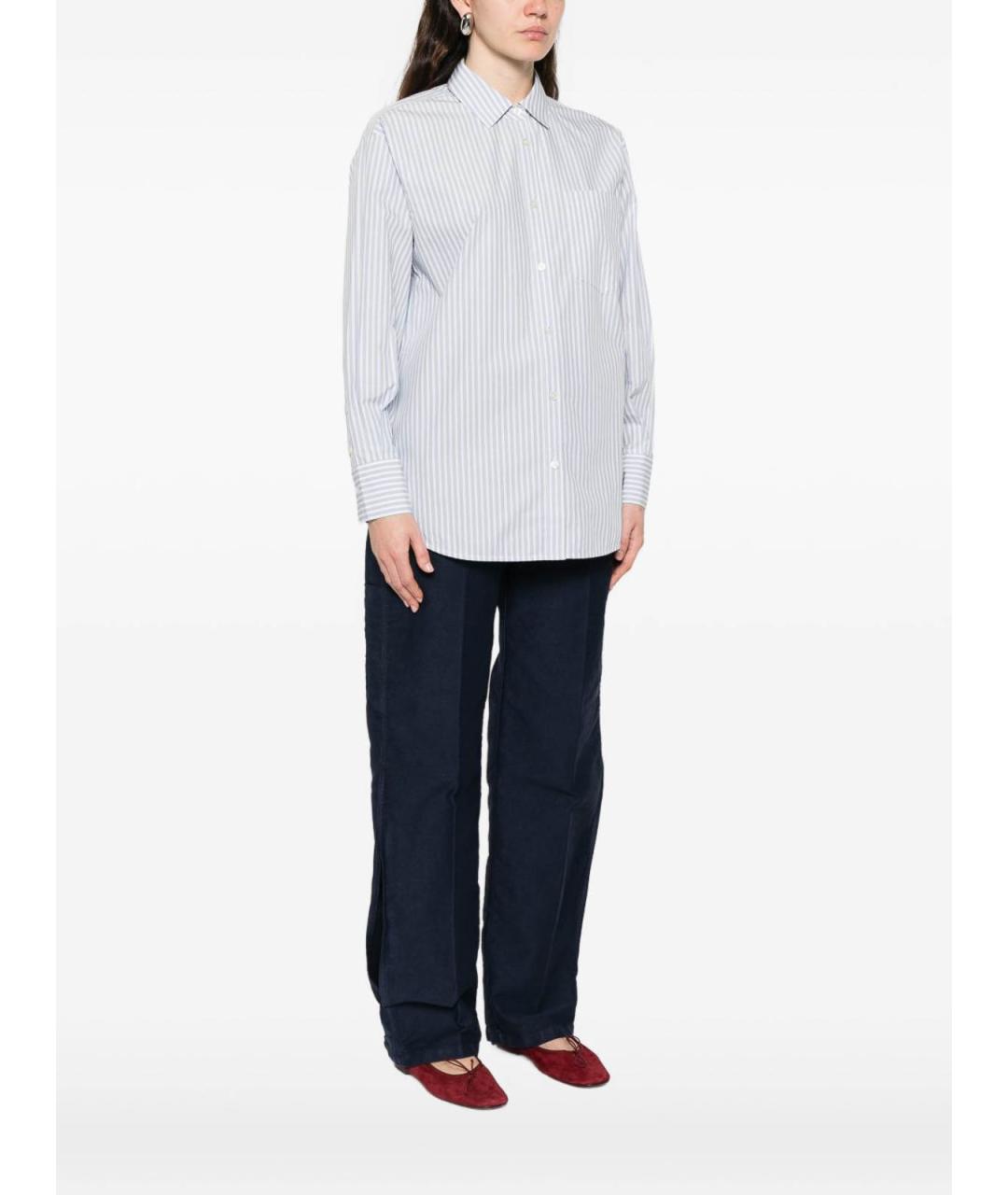 WOOLRICH Синяя хлопковая рубашка, фото 4