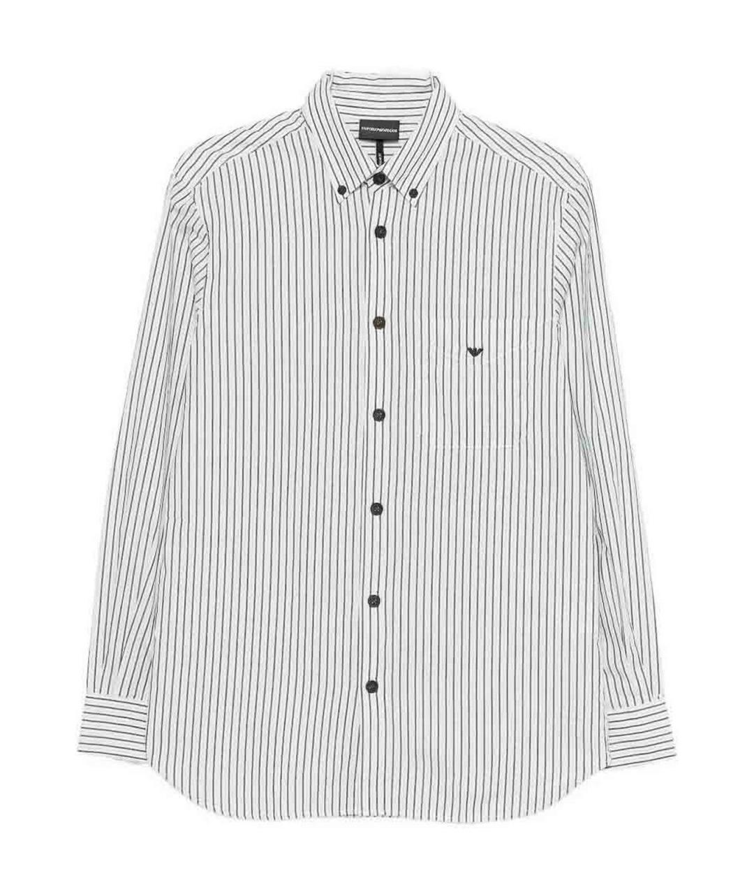 EMPORIO ARMANI Хлопковая кэжуал рубашка, фото 1