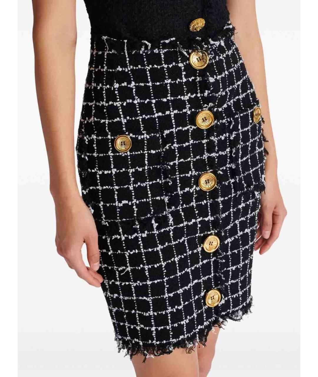 BALMAIN Мульти юбка миди, фото 4