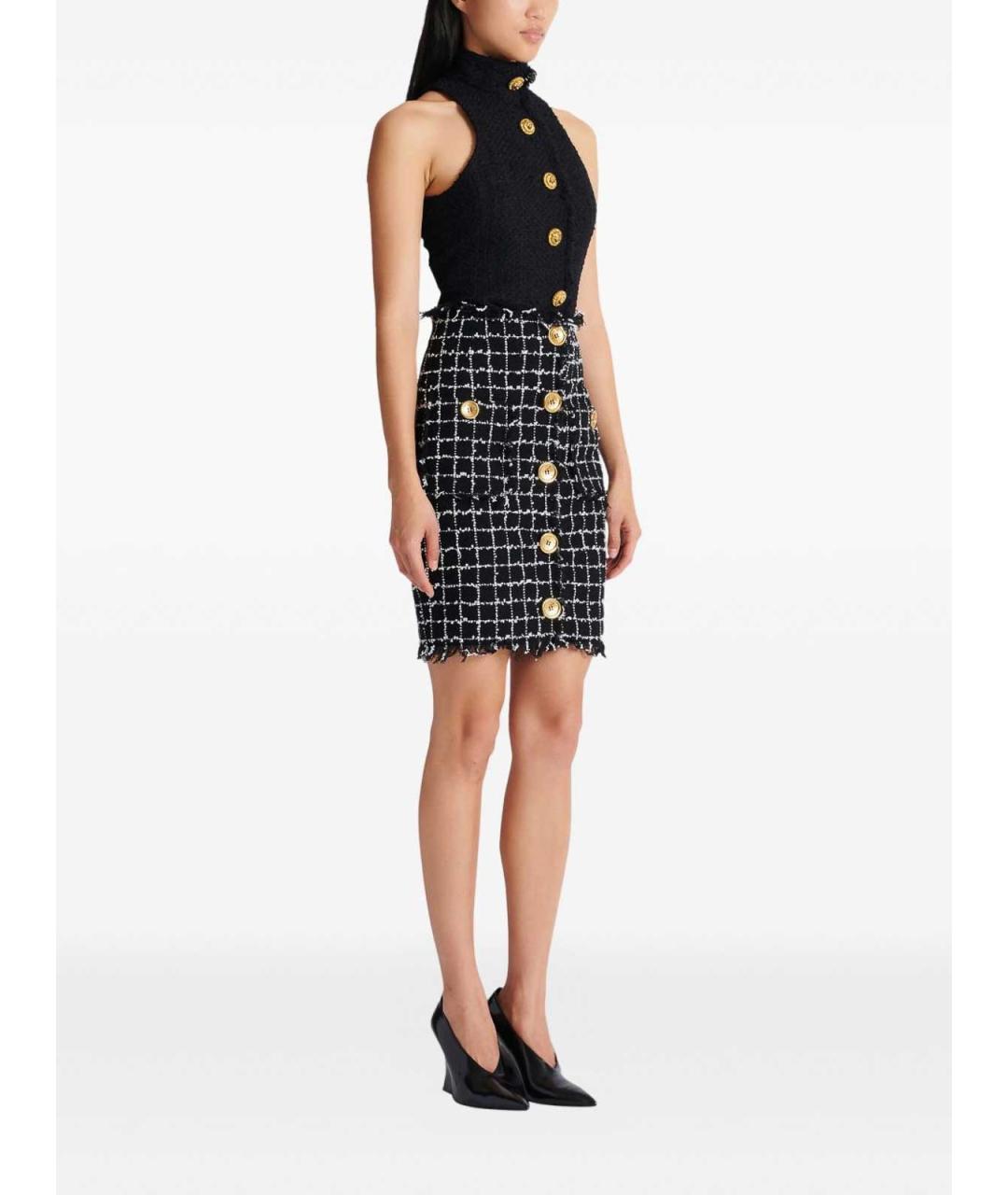 BALMAIN Мульти юбка миди, фото 3