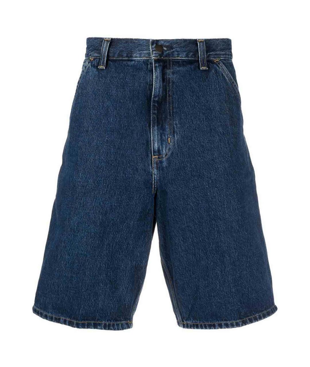 CARHARTT Синие хлопковые шорты, фото 1