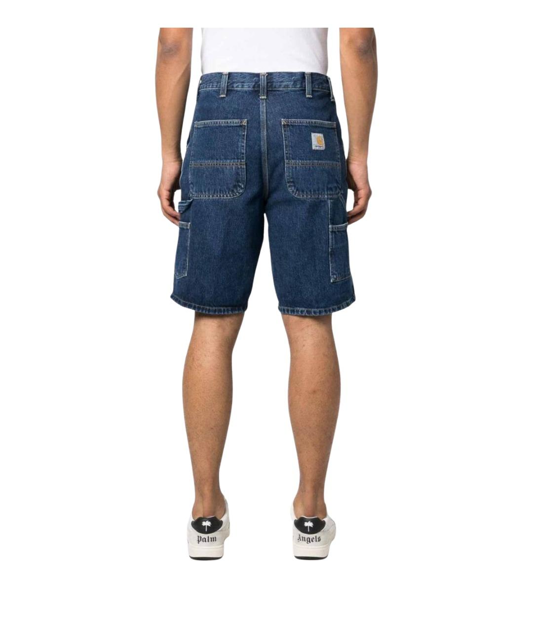 CARHARTT Синие хлопковые шорты, фото 3