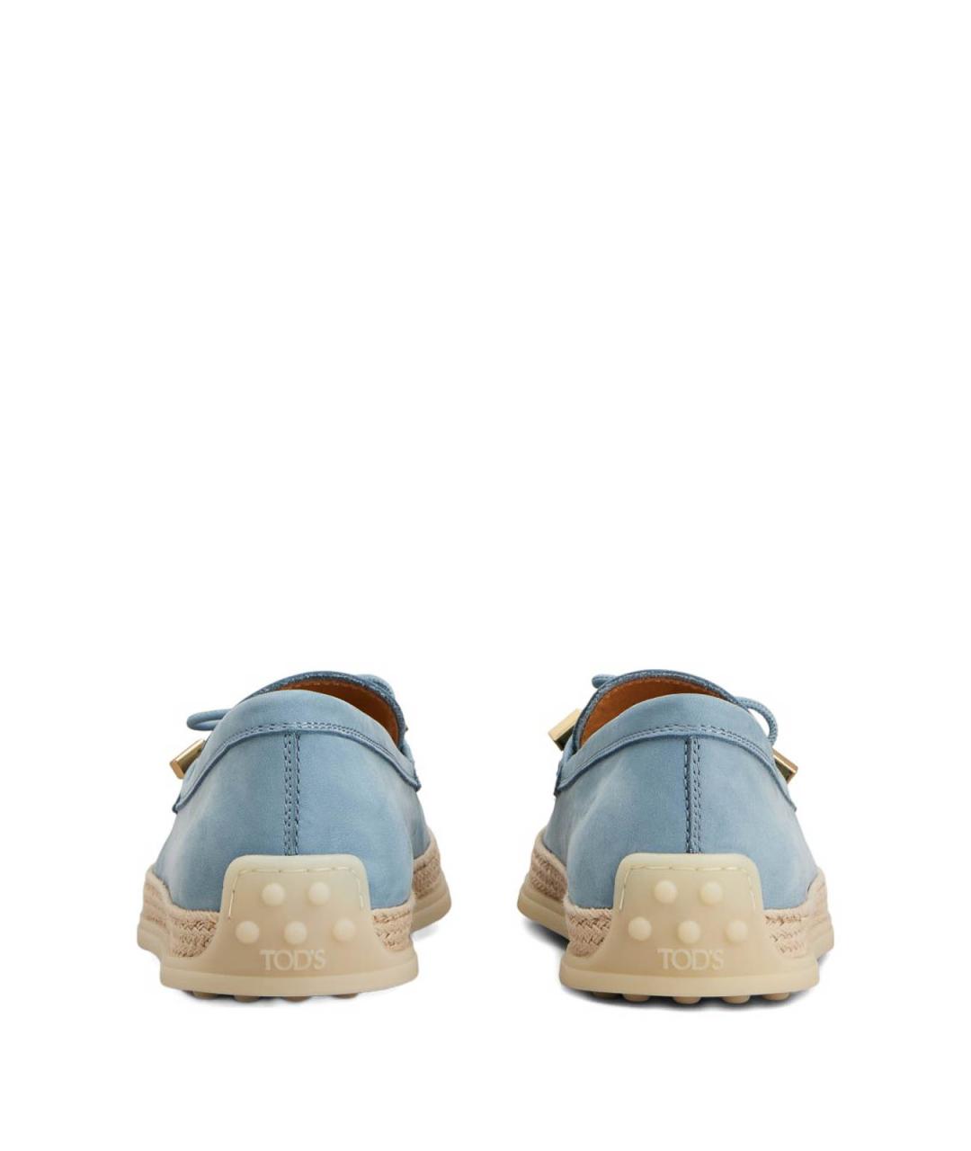 TOD'S Синие лоферы, фото 3