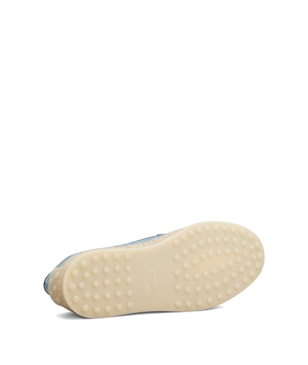 TOD'S Синие лоферы, фото 5