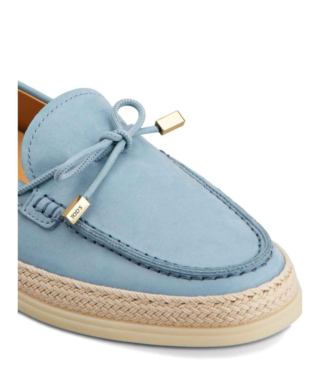 TOD'S Синие лоферы, фото 2