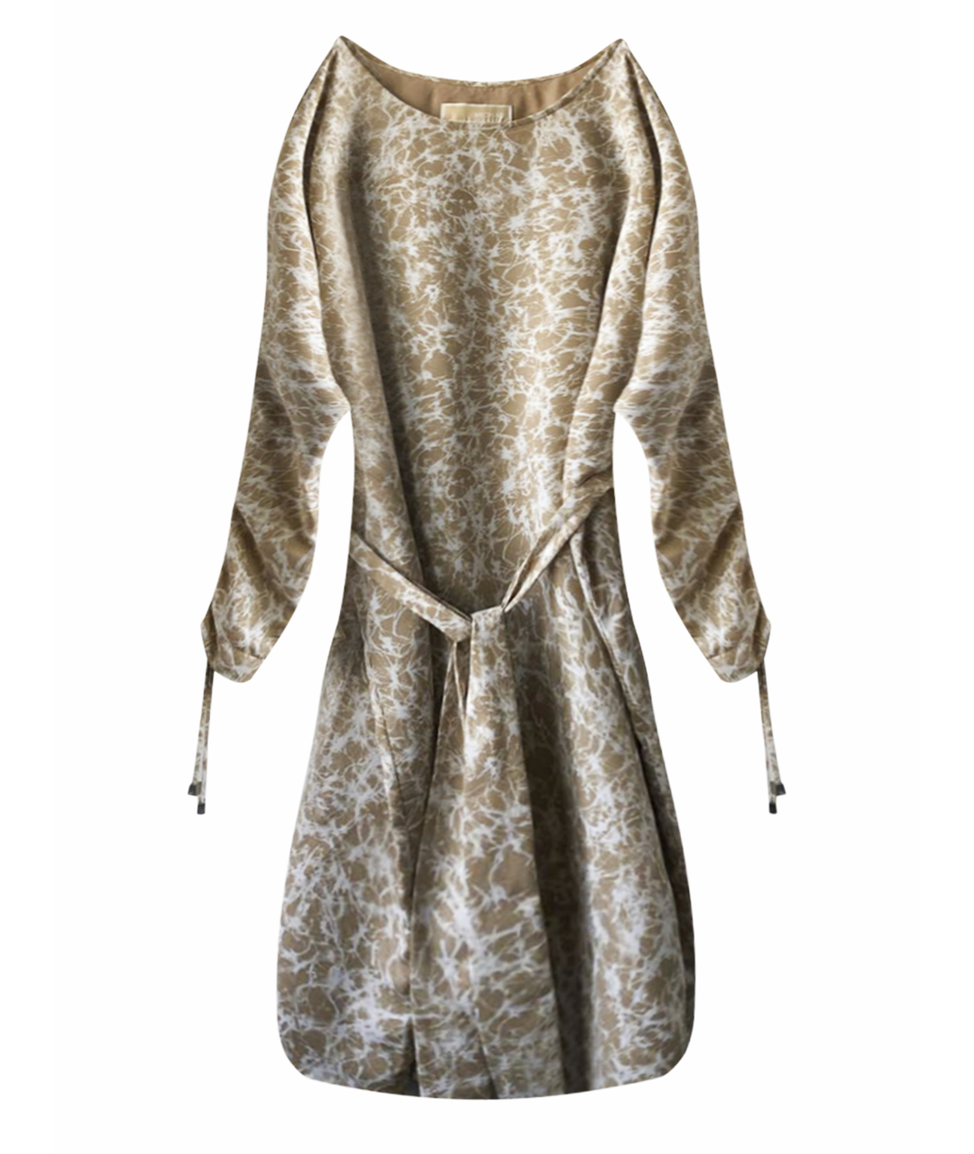 MICHAEL KORS Бежевое полиэстеровое повседневное платье, фото 1