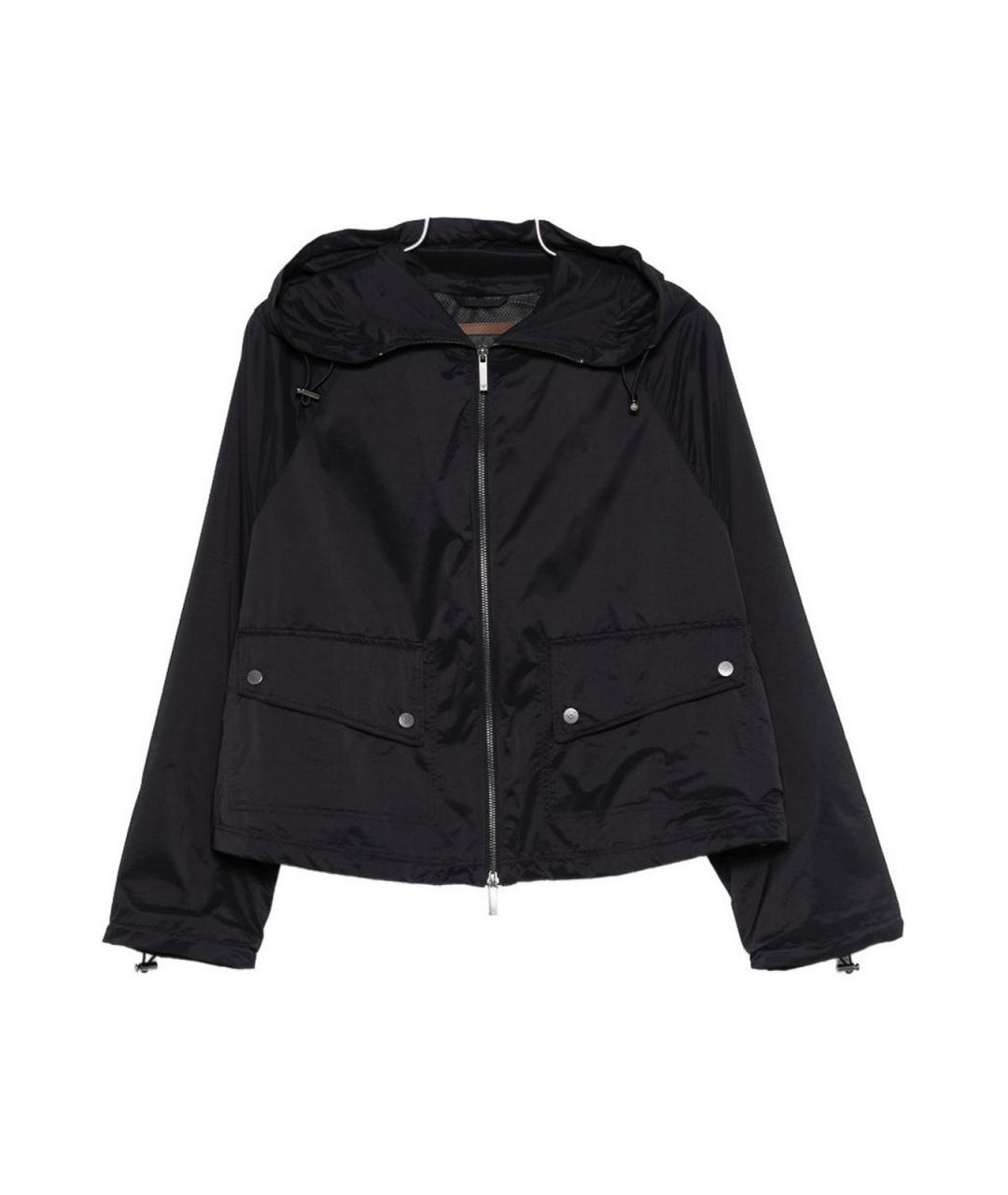 EMPORIO ARMANI Синяя полиамидовая куртка, фото 1