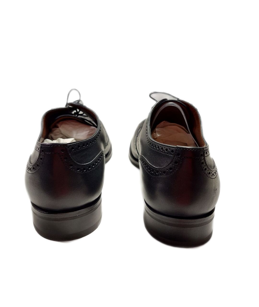 FRATELLI ROSSETTI Черные кожаные туфли, фото 4