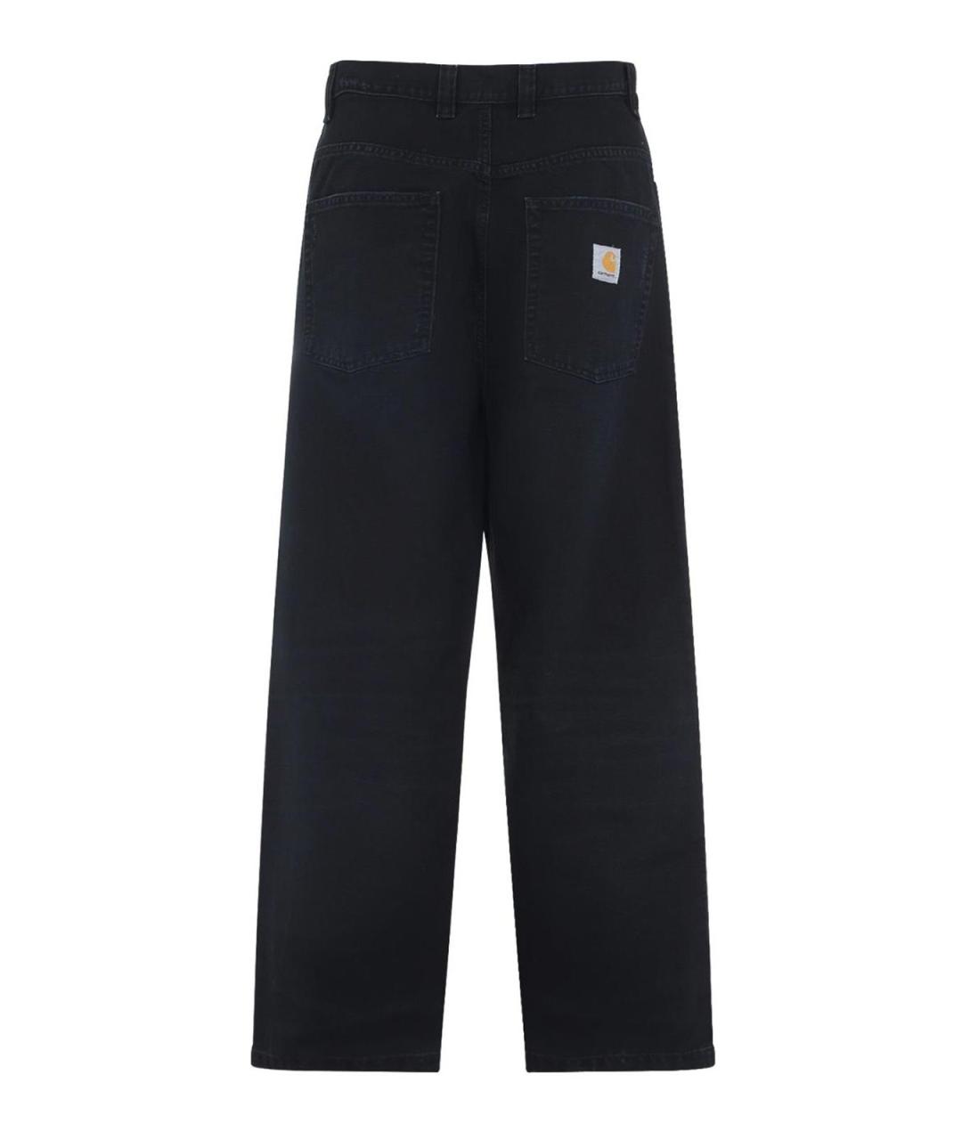 CARHARTT Черные хлопковые повседневные брюки, фото 3