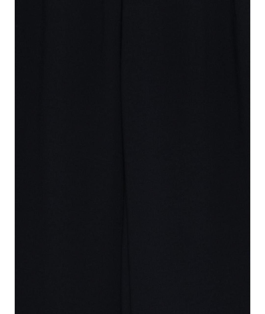 EMPORIO ARMANI Синие полиэстеровые брюки широкие, фото 3